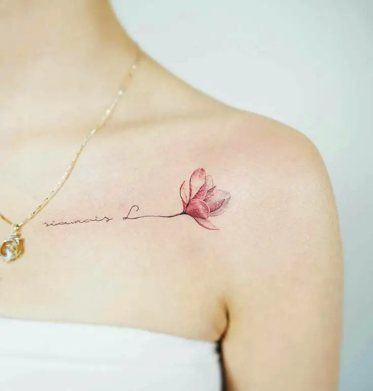 Hình Xăm Xương Quai Xanh: Đẹp và Sang Trọng Qua Các Mẫu Hình Ảnh 4