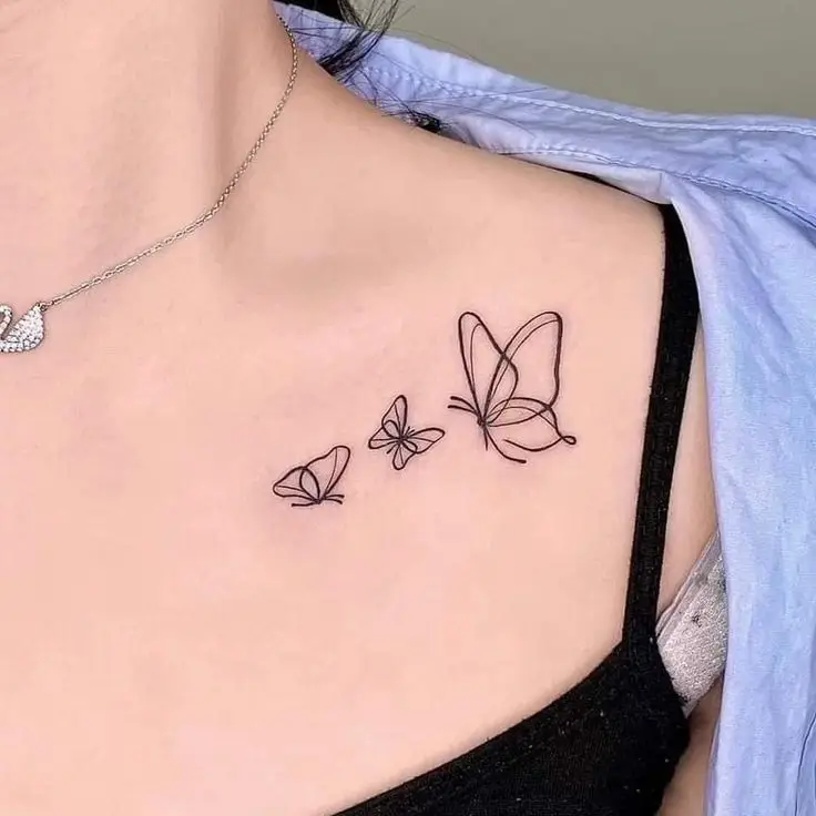 Hình Xăm Xương Quai Xanh: Đẹp và Sang Trọng Qua Các Mẫu Hình Ảnh 6