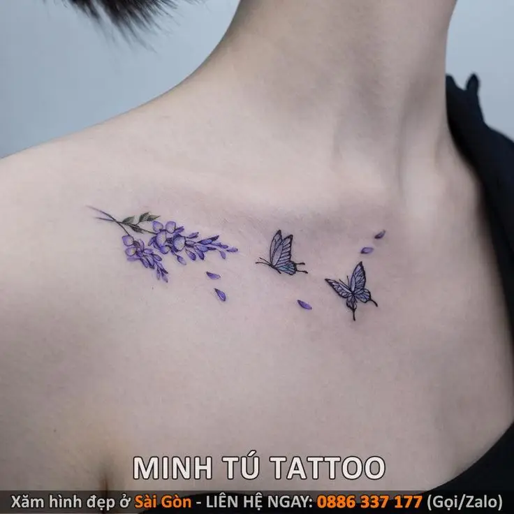 Hình Xăm Xương Quai Xanh: Đẹp và Sang Trọng Qua Các Mẫu Hình Ảnh 18