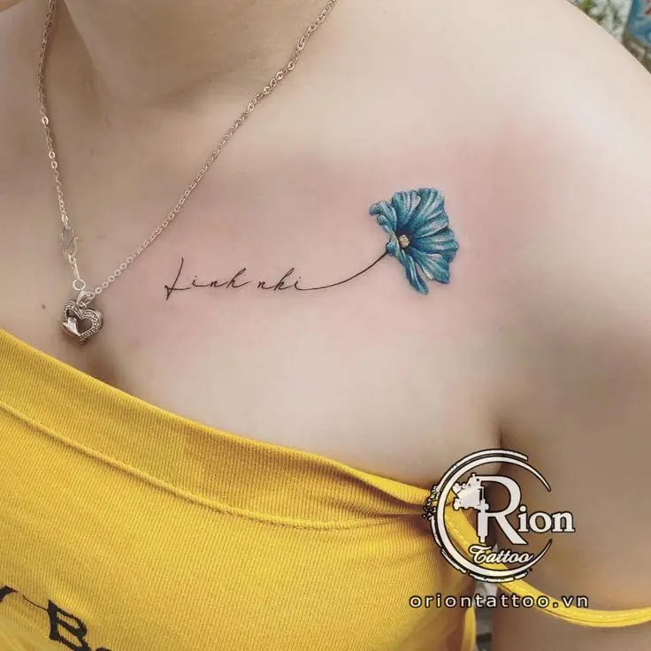 Hình Xăm Xương Quai Xanh: Đẹp và Sang Trọng Qua Các Mẫu Hình Ảnh 38