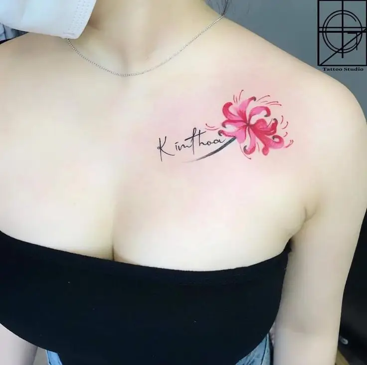 Hình Xăm Xương Quai Xanh: Đẹp và Sang Trọng Qua Các Mẫu Hình Ảnh 55