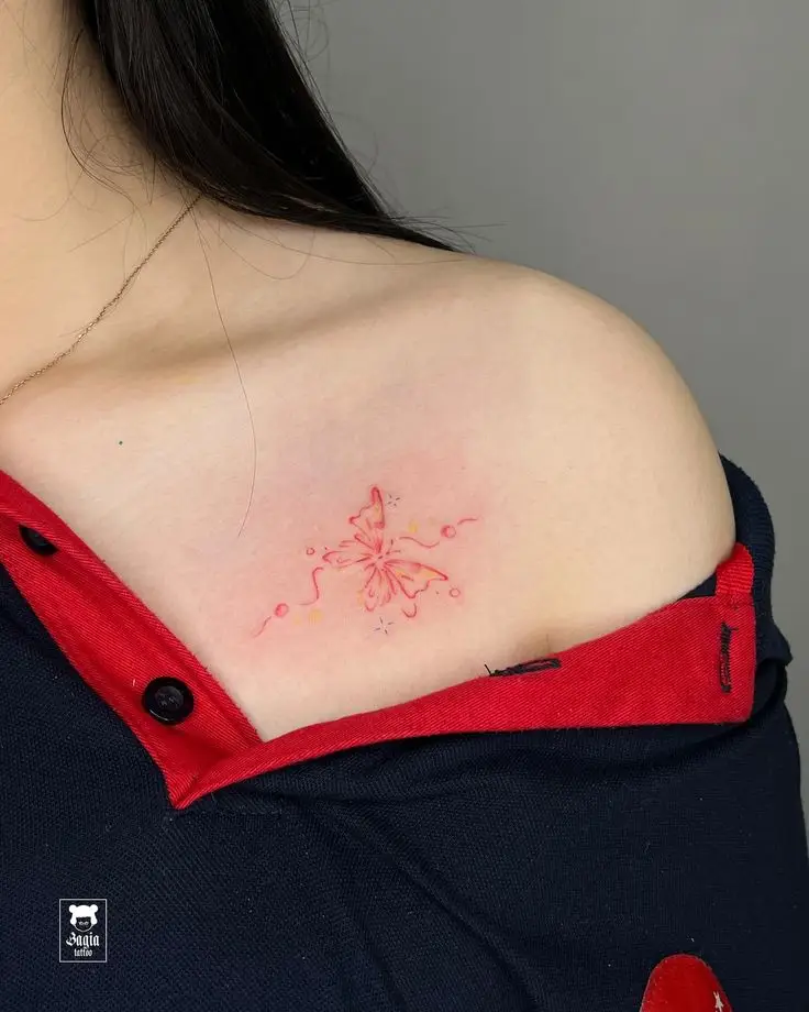 Hình Xăm Xương Quai Xanh: Đẹp và Sang Trọng Qua Các Mẫu Hình Ảnh 75