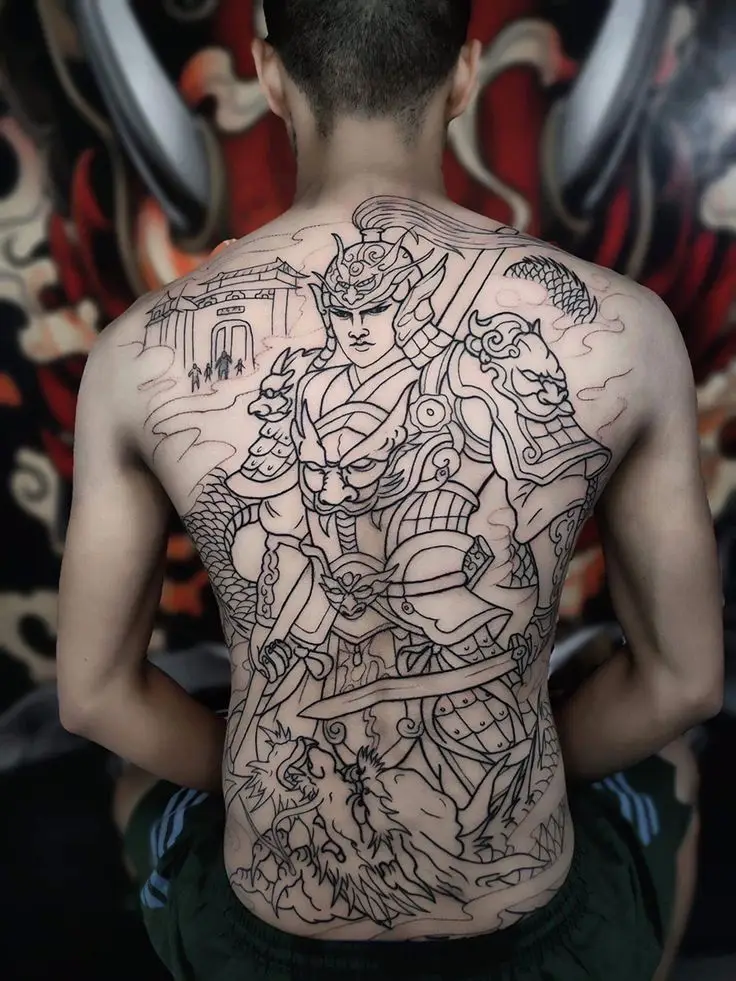 Hình Xăm Zoro Full Lưng - Đậm Chất Ngầu và Phong Cách 8