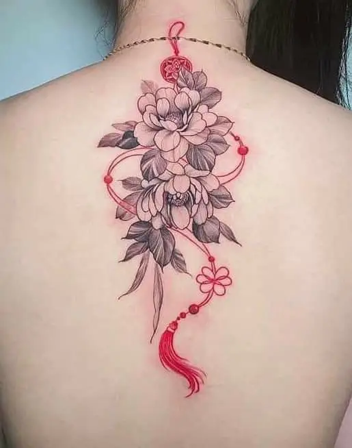 Hoa mẫu đơn hình xăm - Biểu tượng của tình yêu và sắc đẹp 34