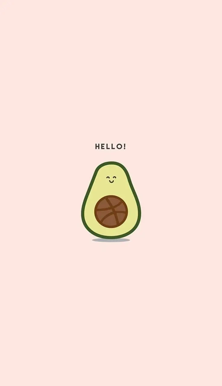 Hình nền iPhone cute bơ - Làm đẹp điện thoại của bạn 2