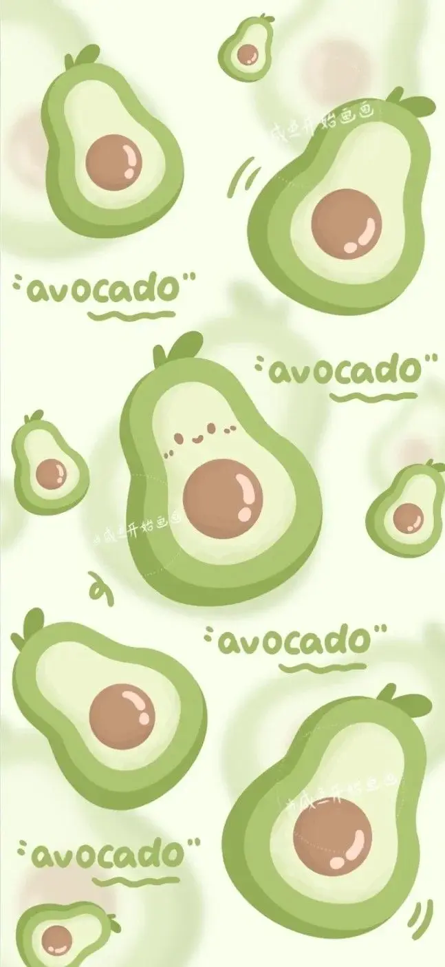 Hình nền iPhone cute bơ - Làm đẹp điện thoại của bạn 9