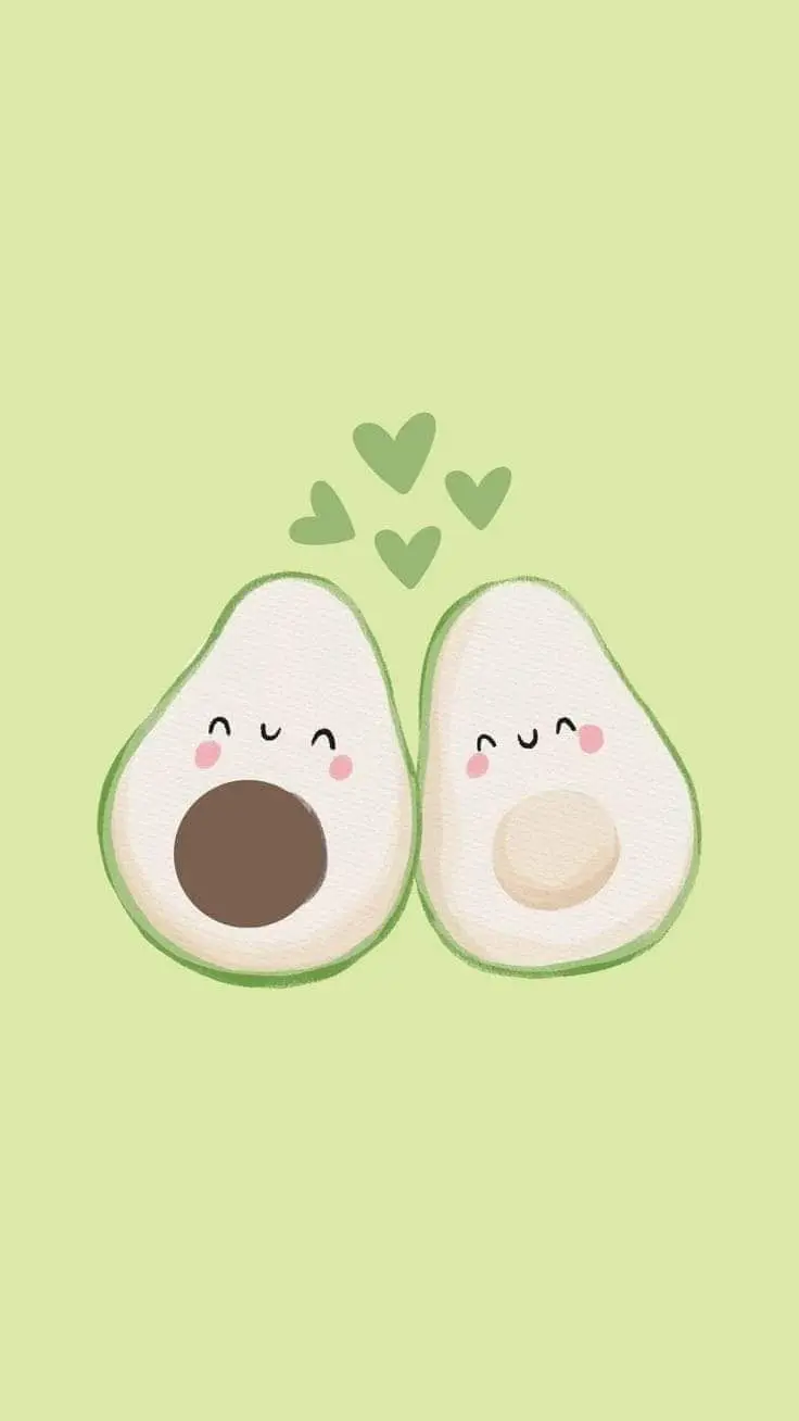 Hình nền iPhone cute bơ - Làm đẹp điện thoại của bạn 25