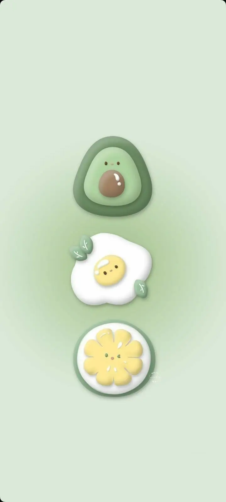 Hình nền iPhone cute bơ - Làm đẹp điện thoại của bạn 32