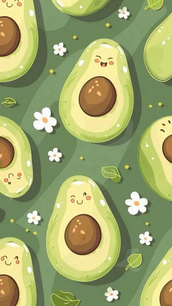 Hình nền iPhone cute bơ - Làm đẹp điện thoại của bạn 34