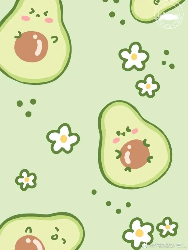 Hình nền iPhone cute bơ - Làm đẹp điện thoại của bạn 37