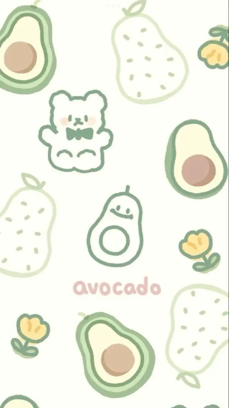 Hình nền iPhone cute bơ - Làm đẹp điện thoại của bạn 50