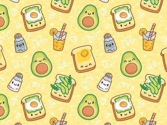Hình nền iPhone cute bơ - Làm đẹp điện thoại của bạn 51
