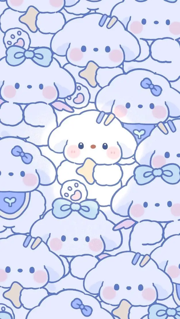 Hình Nền Cute Màu Xanh Cho iPhone Thêm Phần Lung Linh 16