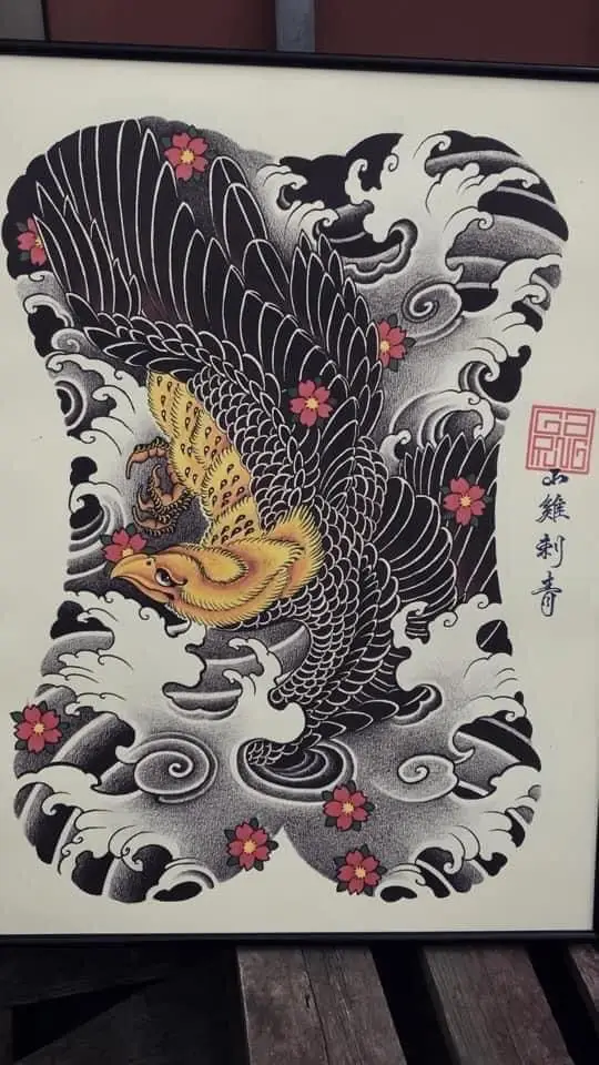 Khung Hình Xăm Đại Bàng - Biểu Tượng Của Tự Do Và Quyền Lực 37