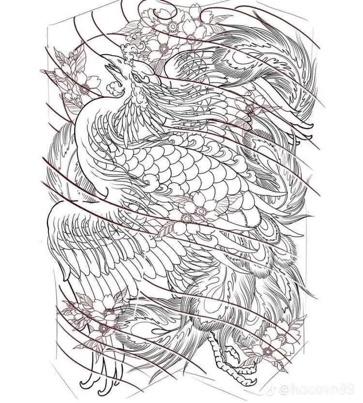 Khung Hình Xăm Đại Bàng - Biểu Tượng Của Tự Do Và Quyền Lực 39