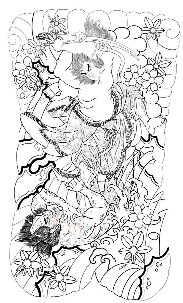 Khung Hình Xăm Full Lưng Nhật Cổ - Nghệ Thuật Từ Những Câu Chuyện Xưa 52