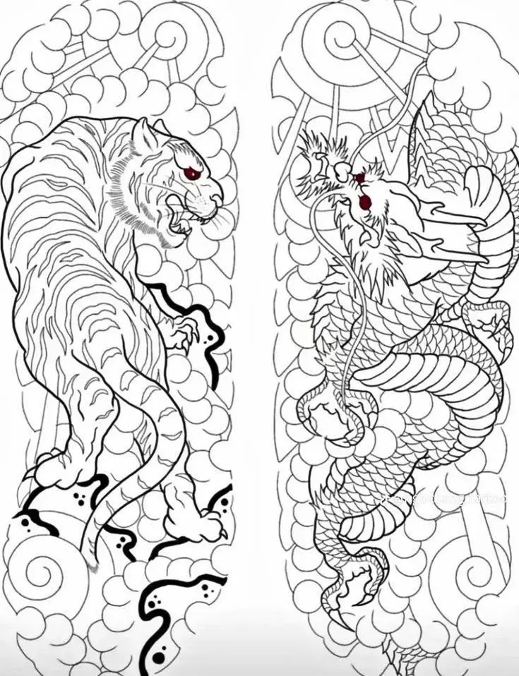Khung hình xăm gia cát lượng - Biểu tượng của trí tuệ và quyền lực 33