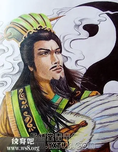 Khung hình xăm gia cát lượng - Biểu tượng của trí tuệ và quyền lực 42
