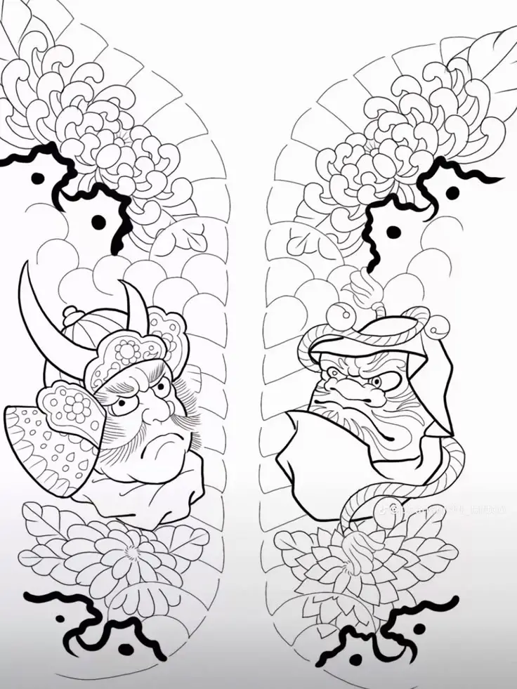Khung Hình Xăm Nửa Bụng - Sáng Tạo Nghệ Thuật Trên Cơ Thể 1