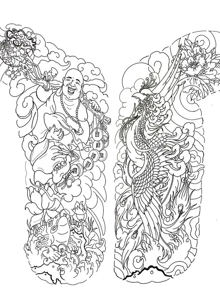 Khung Hình Xăm Nửa Bụng - Sáng Tạo Nghệ Thuật Trên Cơ Thể 10