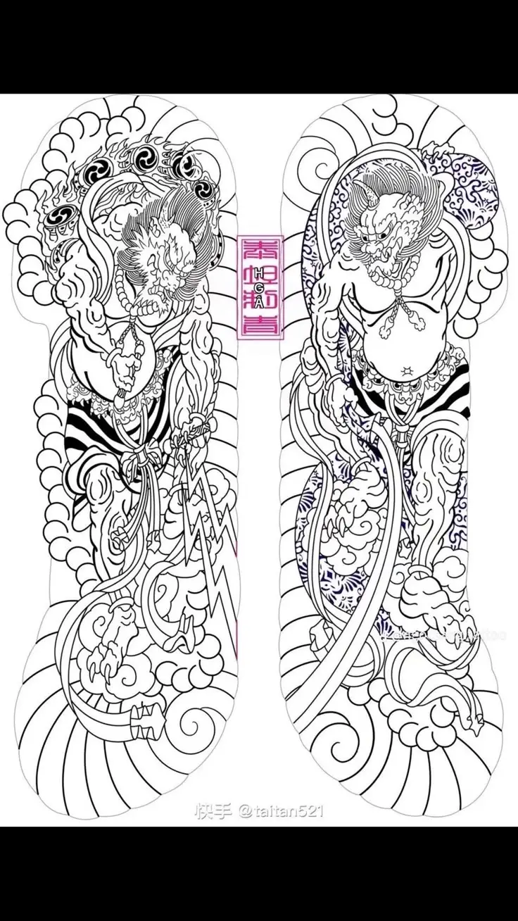 Khung Hình Xăm Nửa Bụng - Sáng Tạo Nghệ Thuật Trên Cơ Thể 38