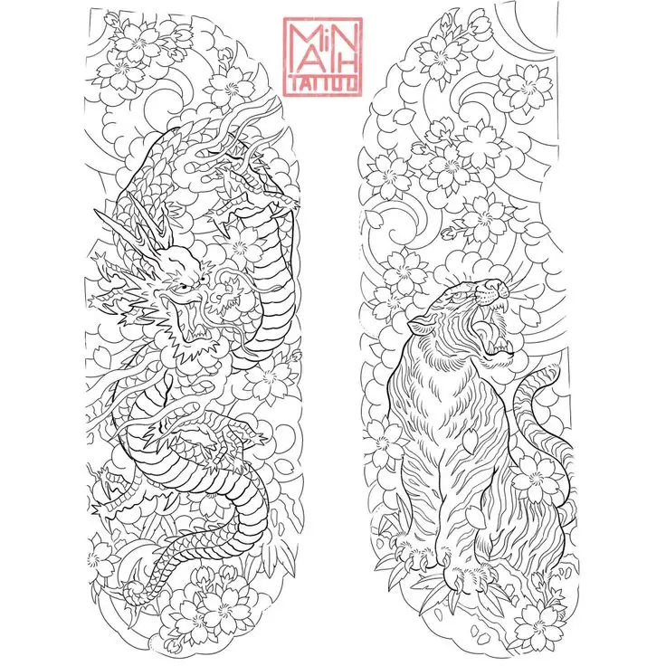 Khung Hình Xăm Nửa Bụng - Sáng Tạo Nghệ Thuật Trên Cơ Thể 39