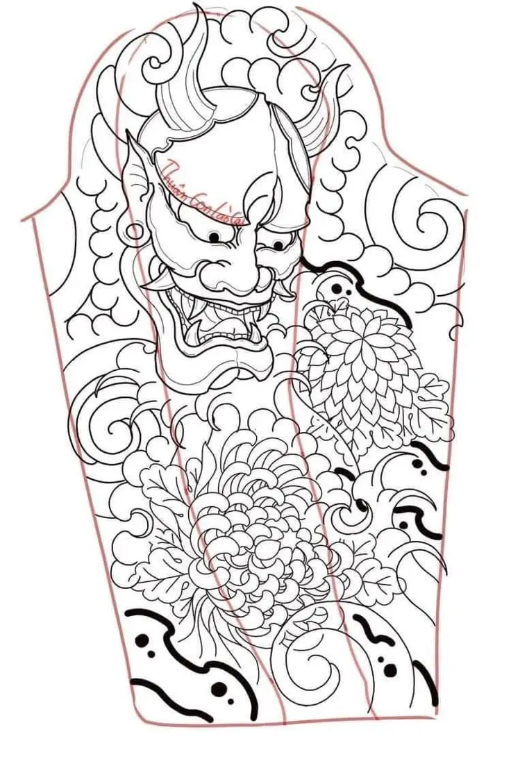 Khung Hình Xăm Nửa Bụng - Sáng Tạo Nghệ Thuật Trên Cơ Thể 57