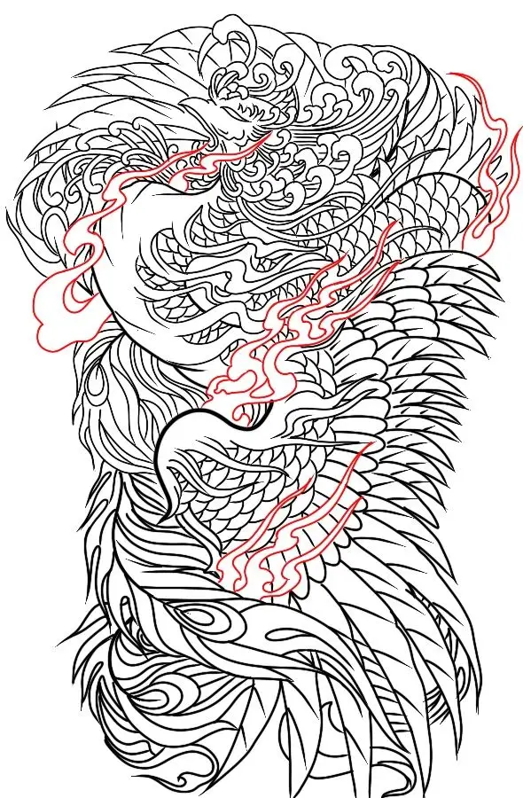 Khung Hình Xăm Rồng Full Lưng: Ý Nghĩa Và Mẫu Hình Đẹp 2