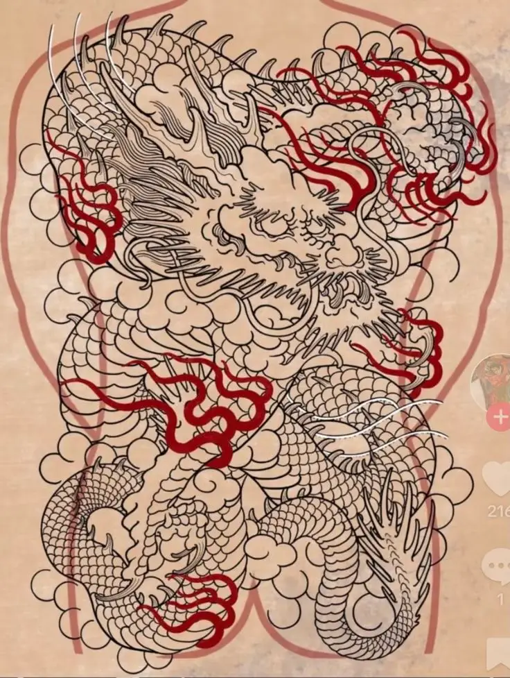 Khung Hình Xăm Rồng Full Lưng: Ý Nghĩa Và Mẫu Hình Đẹp 7