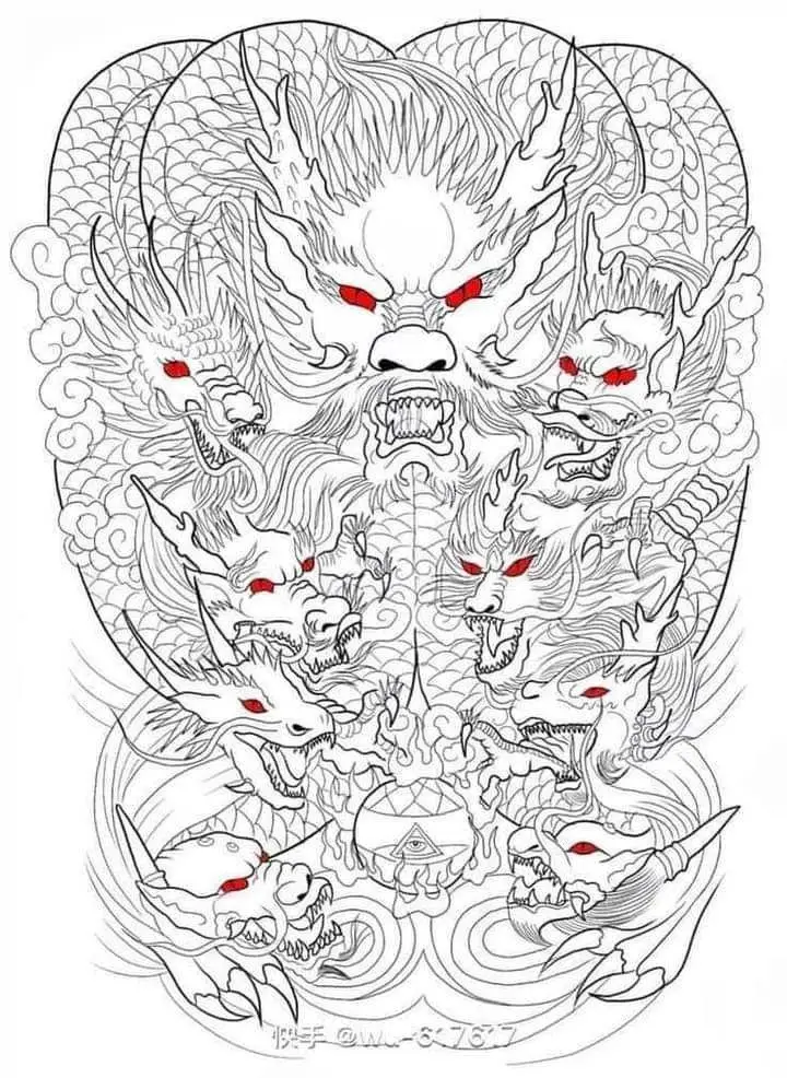 Khung Hình Xăm Rồng Full Lưng: Ý Nghĩa Và Mẫu Hình Đẹp 66