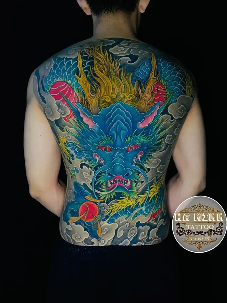 Mẫu Hình Xăm Đầu Rồng Kín Lưng: Thiết Kế Đầy Nghệ Thuật 28