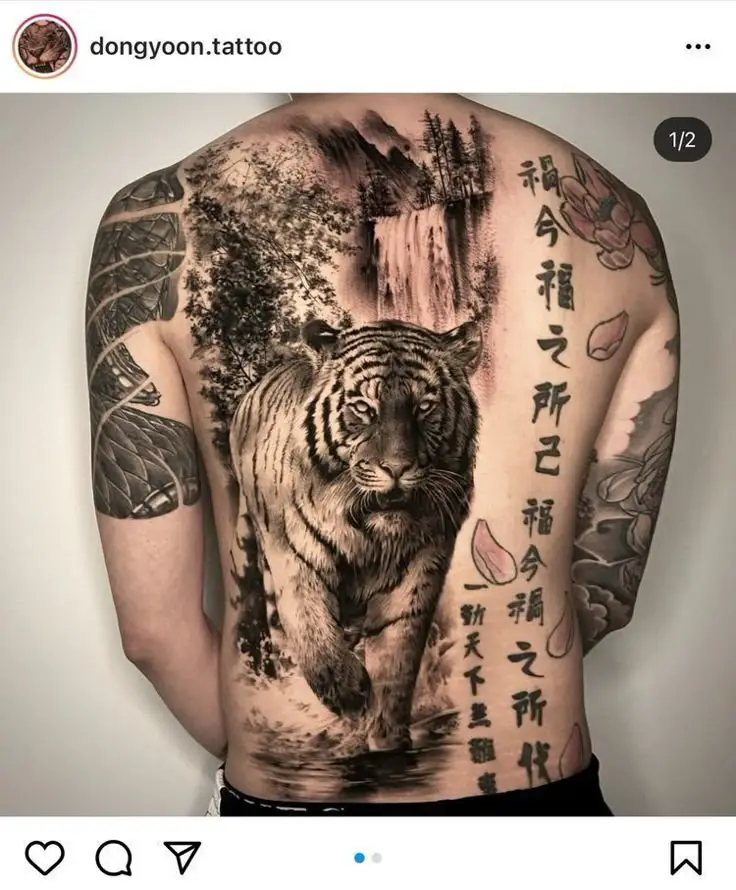 Mẫu Hình Xăm Hổ Kín Lưng - Những Ý Tưởng Độc Đáo 26