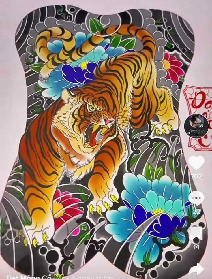 Mẫu Hình Xăm Hổ Kín Lưng - Những Ý Tưởng Độc Đáo 37