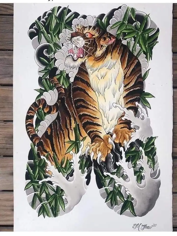 Mẫu Hình Xăm Hổ Kín Lưng - Những Ý Tưởng Độc Đáo 48