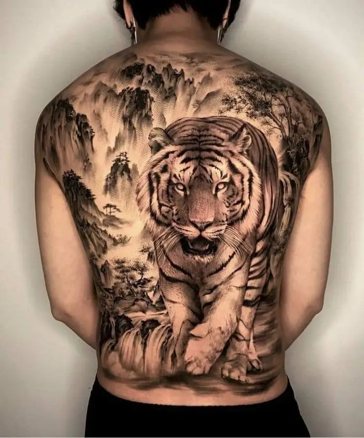 Mẫu Hình Xăm Hổ Kín Lưng - Những Ý Tưởng Độc Đáo 64