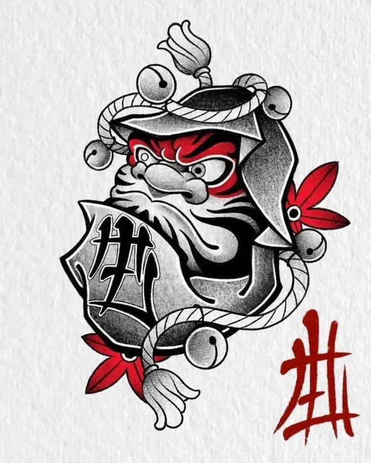 Khám phá mẫu hình xăm mặt quỷ độc đáo 47