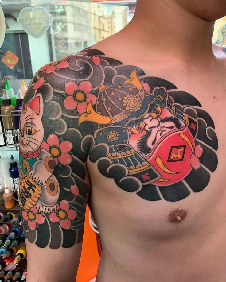 Mẫu Hình Xăm Nhật Cổ Bắp Tay: Nghệ Thuật Trên Cơ Thể 47