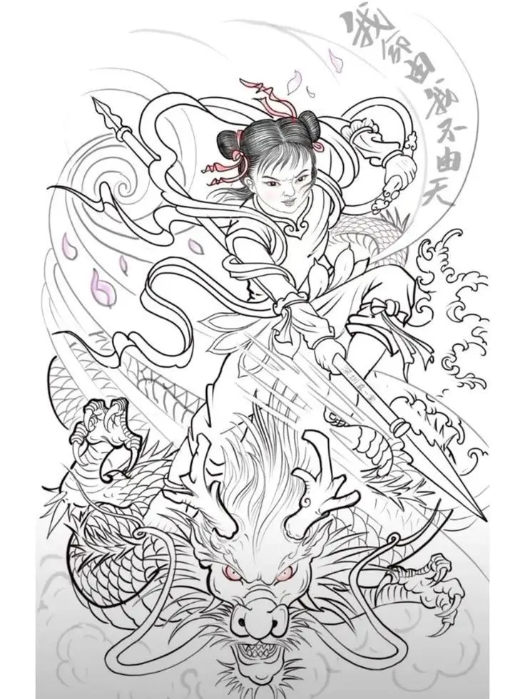 Mẫu Hình Xăm Nhật Cổ Full Lưng: Nghệ Thuật Truyền Thống 17