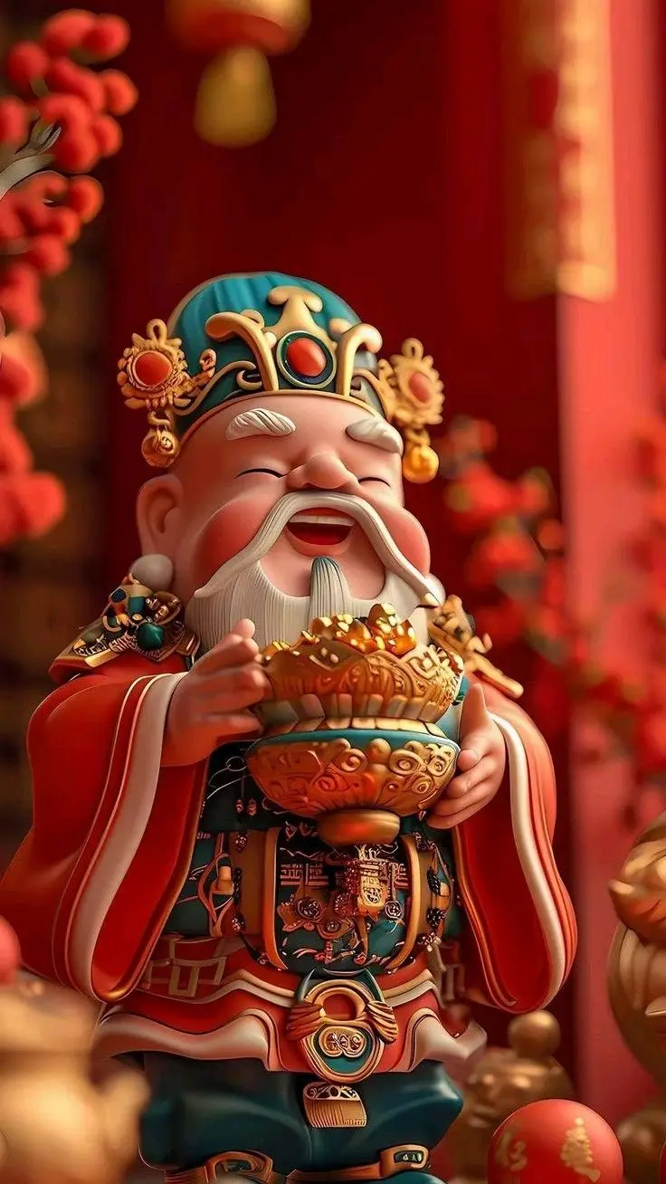 May mắn hình nền mèo thần tài 3D phong thủy tuyệt vời 14