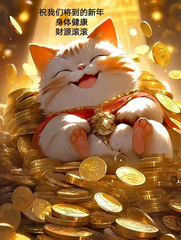 May mắn hình nền mèo thần tài 3D phong thủy tuyệt vời 37