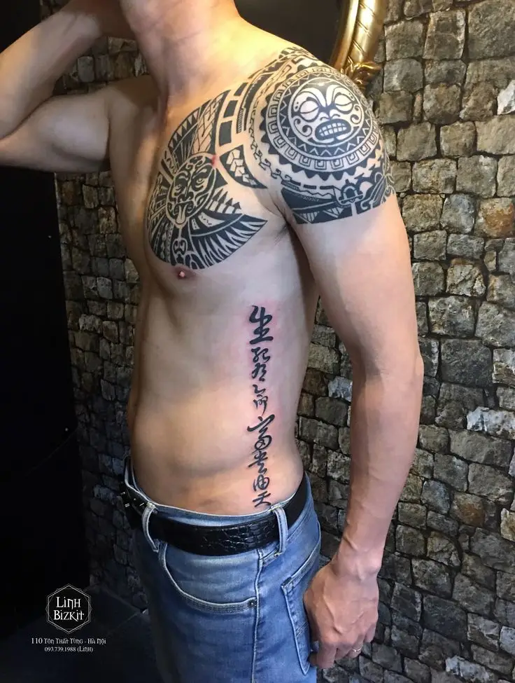 Những Hình Xăm Ở Bụng Cho Nam - Ý Tưởng Sáng Tạo Đầy Ấn Tượng 60