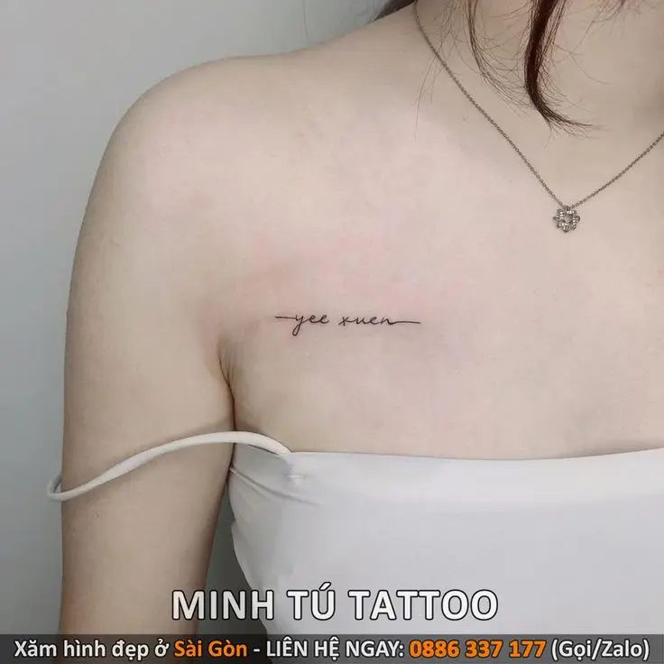 Những Hình Xăm Quyến Rũ Cho Nữ Ở Ngực - Tôn Vinh Sự Gợi Cảm 38