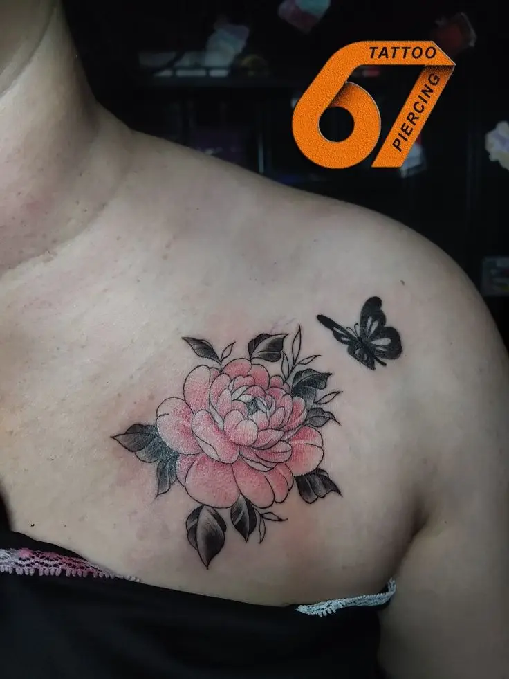 Những Hình Xăm Quyến Rũ Cho Nữ Ở Ngực - Tôn Vinh Sự Gợi Cảm 41