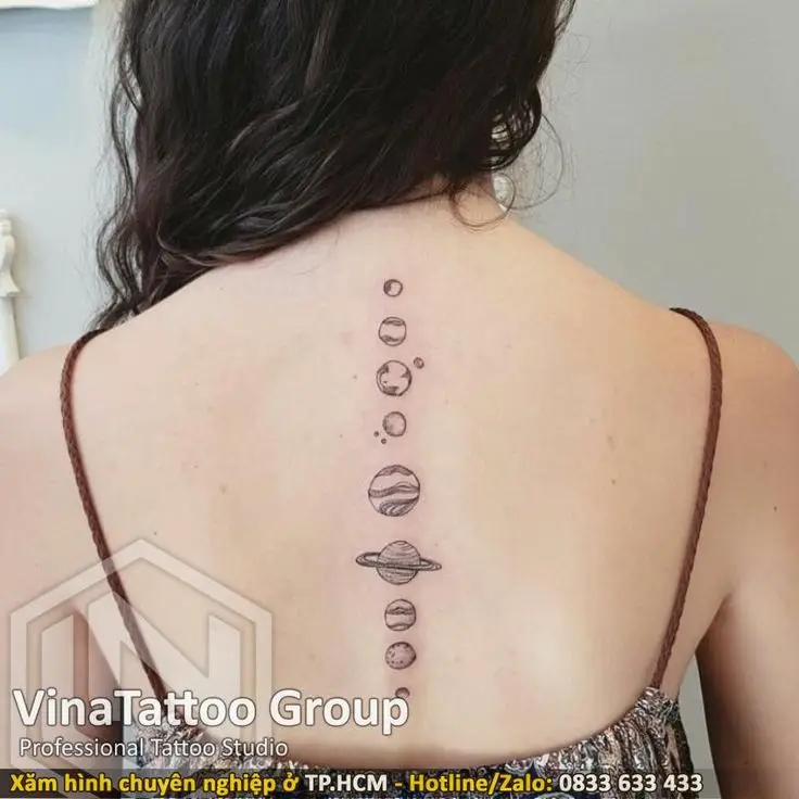 Những Hình Xăm Sau Lưng Đẹp Cho Nữ 2023 9