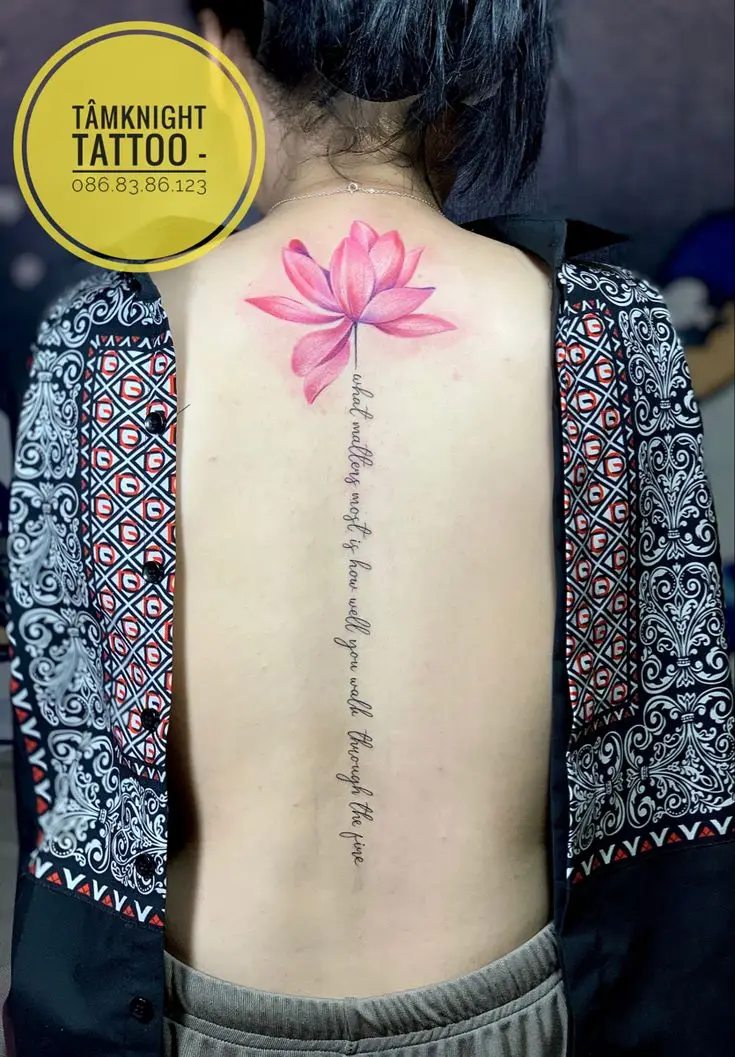 Những Hình Xăm Sau Lưng Đẹp Cho Nữ 2023 23