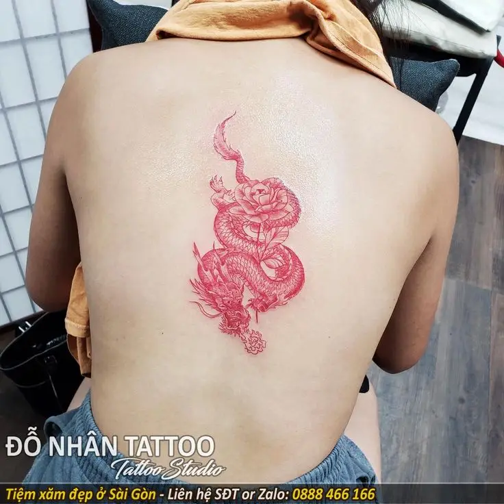 Những Hình Xăm Sau Lưng Đẹp Cho Nữ 2023 43