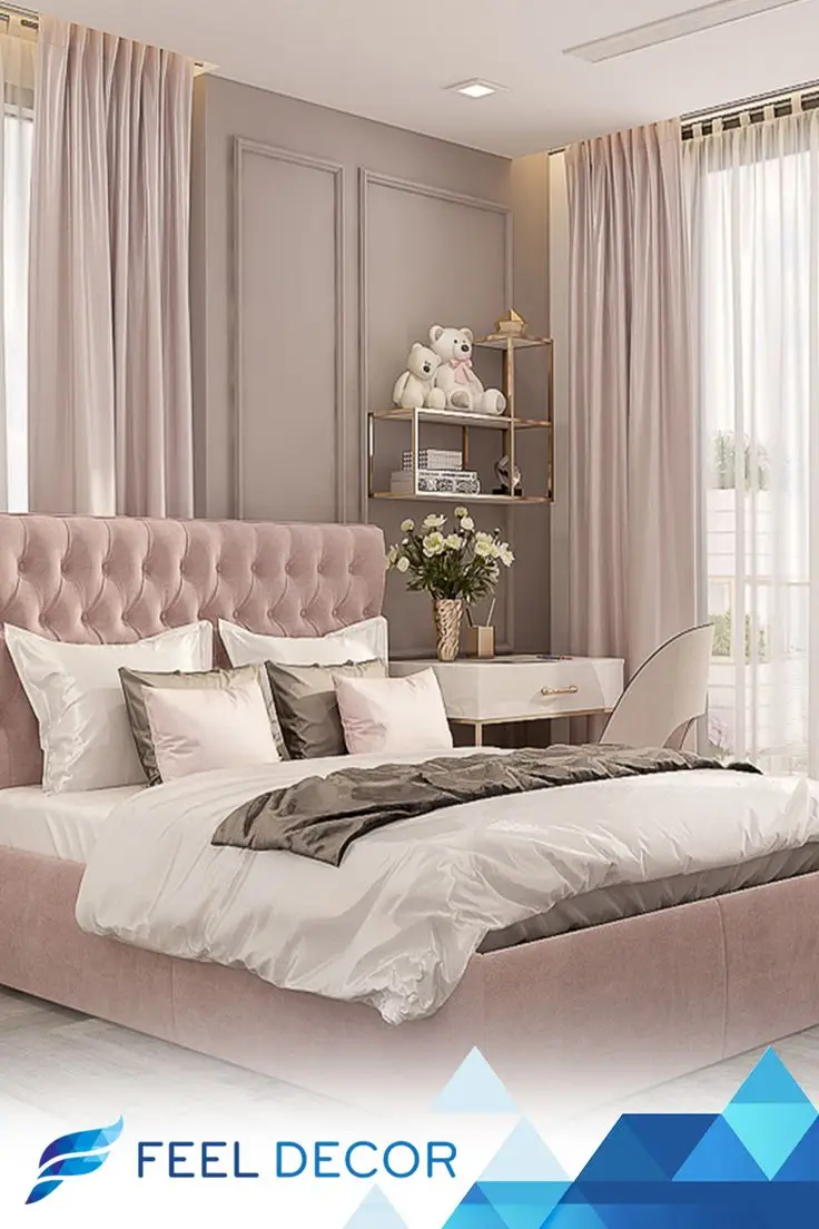 50+ Mẫu thiết kế phòng ngủ con gái lớn đẹp và hiện đại 12