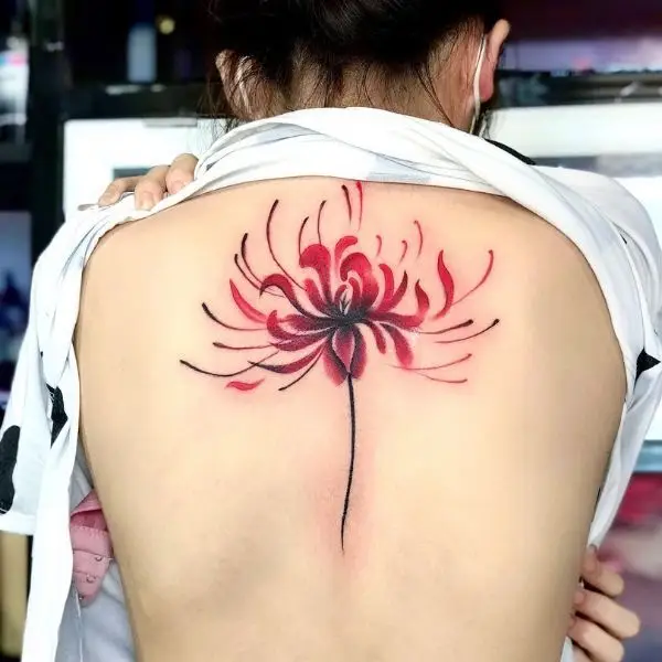 Tattoo Hình Xăm Hoa Bỉ Ngạn - Vẻ Đẹp Mong Manh Nhưng Quyến Rũ 2