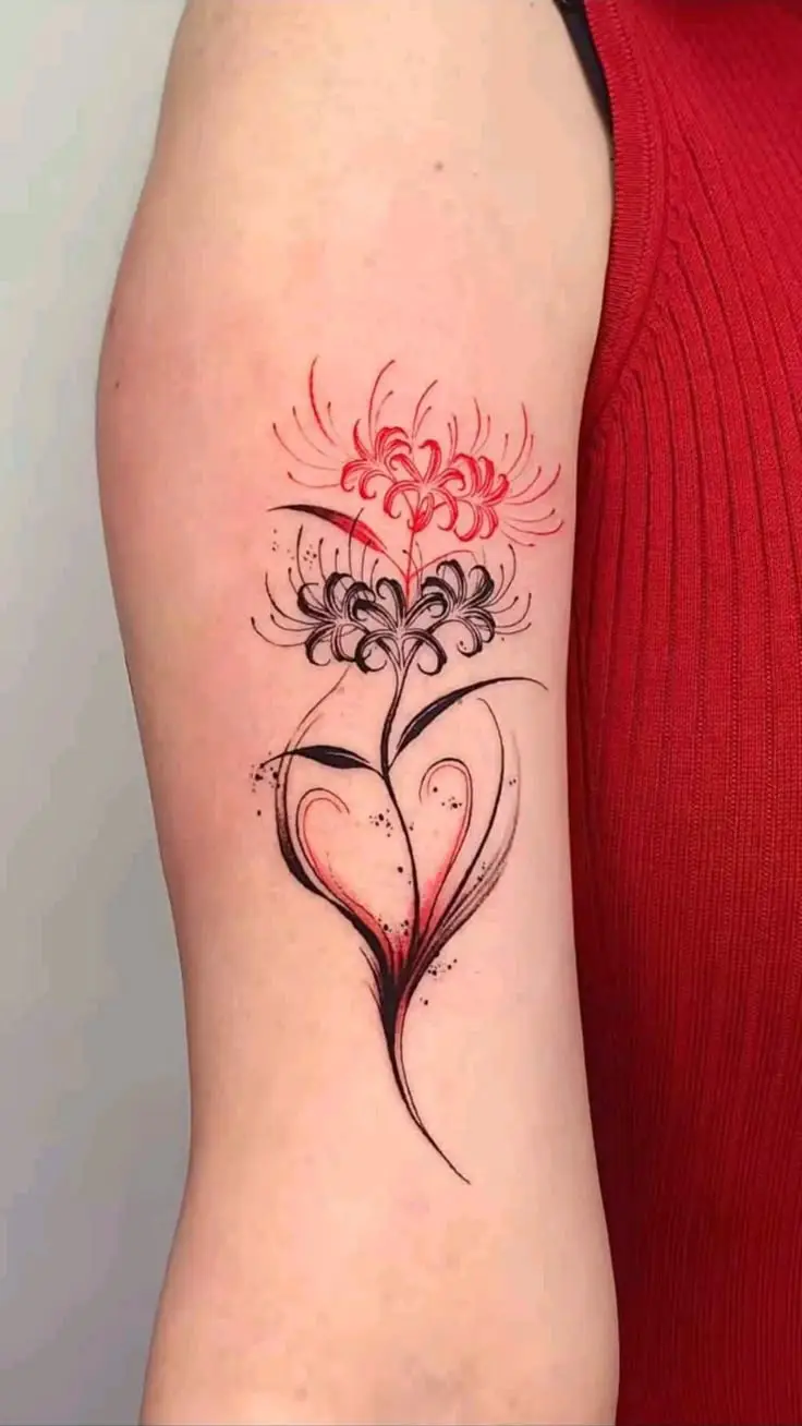 Tattoo Hình Xăm Hoa Bỉ Ngạn - Vẻ Đẹp Mong Manh Nhưng Quyến Rũ 23