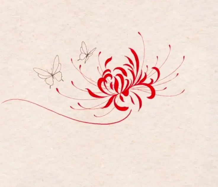 Tattoo Hình Xăm Hoa Bỉ Ngạn - Vẻ Đẹp Mong Manh Nhưng Quyến Rũ 27